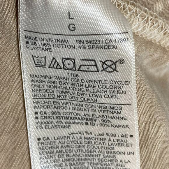 Old Navy Womens Tiered Midi Sundress Size L Boho Neutral Clean Girl Coastal - Picture 7 of 10